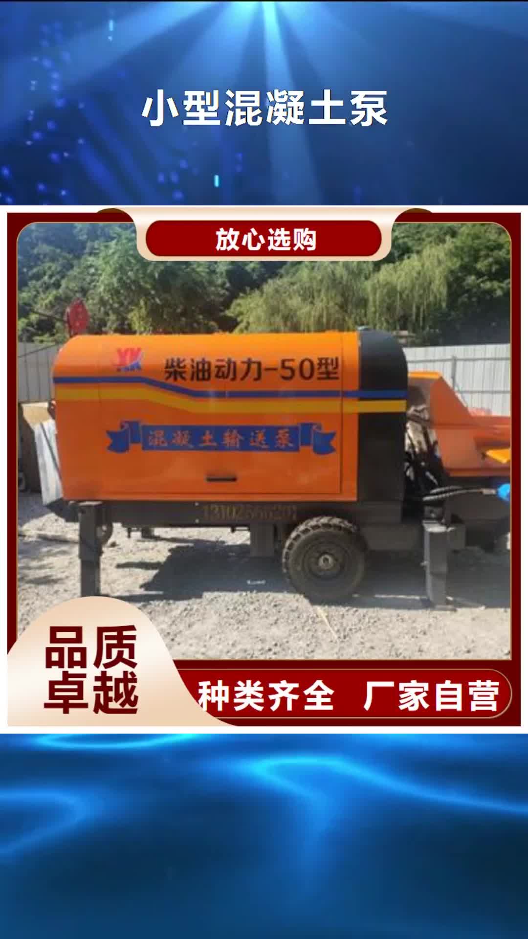 沈阳【小型混凝土泵】,混凝土泵产品性能