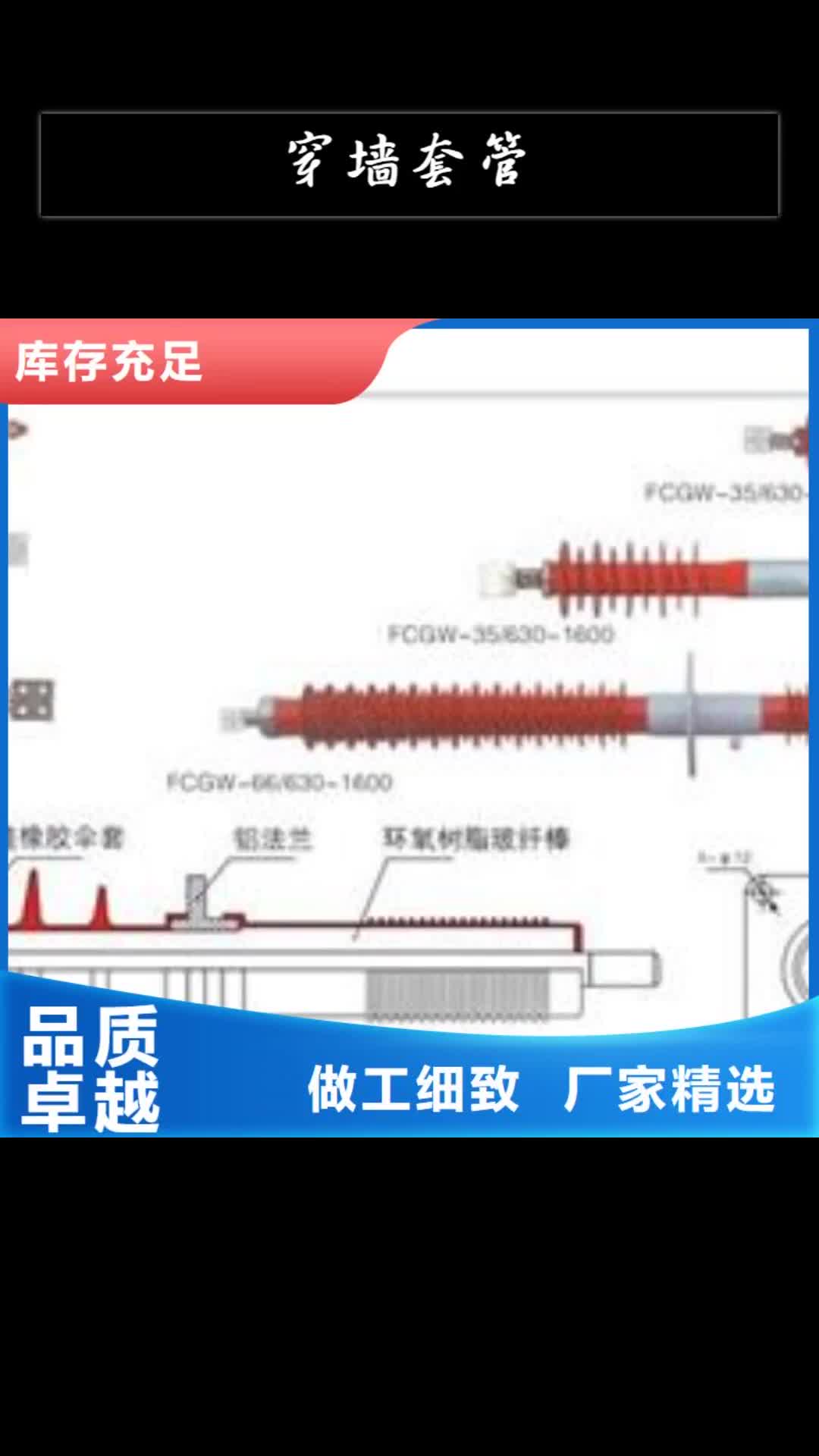 福州穿墙套管绝缘子用的放心